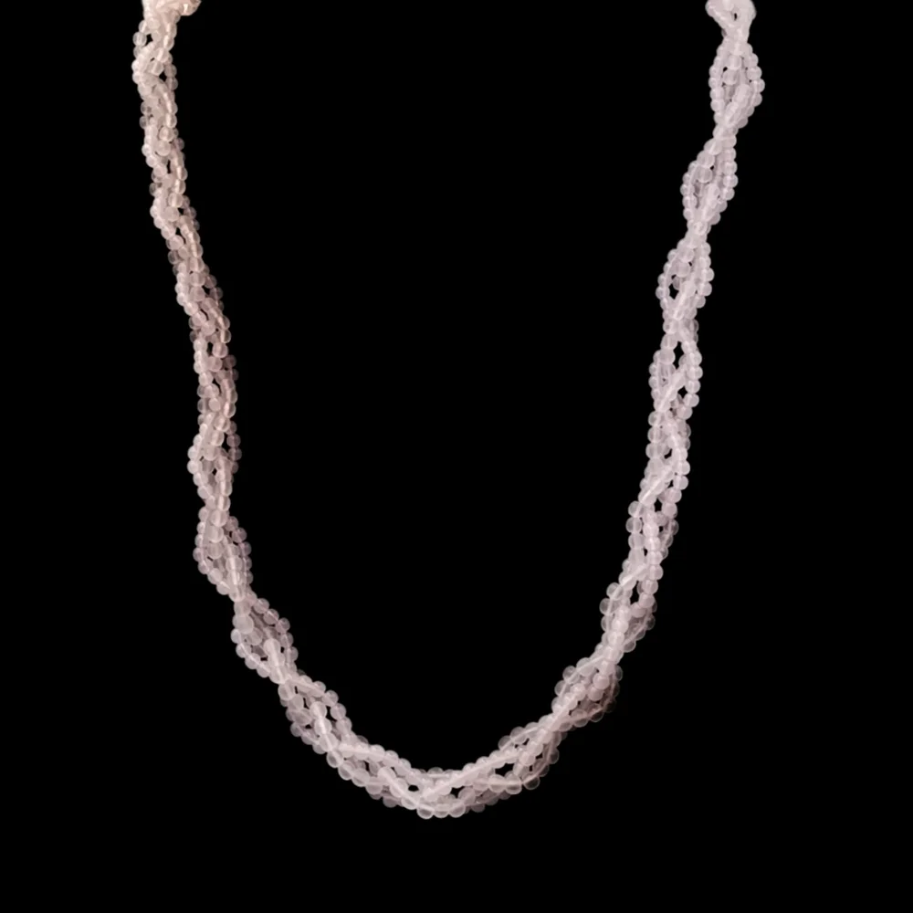 Trafari Small Light Pink Beaded Necklace 30